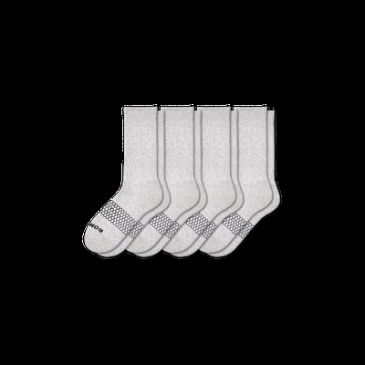 Women's Solids Calf Sock 4-Pack - Grey - Cotton
