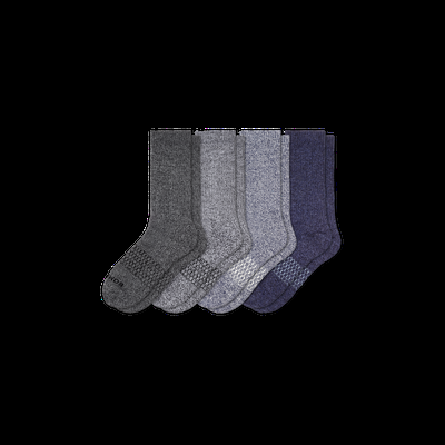 Women's Marl Calf Sock 4-Pack - Mixed - Small - Bombas