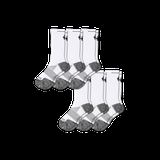Men's Running Calf Sock 6-Pack - White Bee - Medium - Bombas