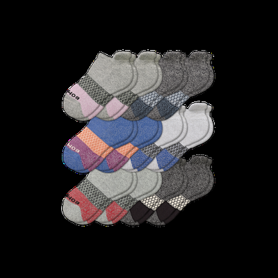 Youth Ankle Sock 12-Pack - Mixed - Y - Bombas