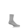 Mens 1 Pair Falke Homepads Light Grey 2.5-5 Mens