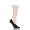 1 Pair Black Cosy Ballerina Slipper Socks with Carry Pouch Ladies 4-5 Ladies - Falke