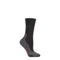 1 Pair Black TK2 Medium Volume Ergonomic Cushioned Trekking Socks Ladies 2.5-3.5 Ladies - Falke