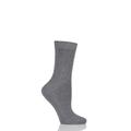 1 Pair Grey Cosy Wool and Cashmere Socks Ladies 2.5-5 Ladies - Falke