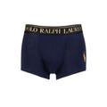 Mens 1 Pair Ralph Lauren Stretch Cotton Classic Trunks Cruise Navy Gold XL