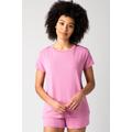 Ladies 1 Pack Lazy Panda Bamboo Loungewear Selection T-Shirt Pink T-Shirt 10 Ladies