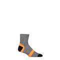 Mens and Ladies 1 Pair 1000 Mile Approach Sock Charcoal L