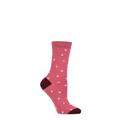 Ladies 1 Pair Thought Wren Bamboo Bird Socks Dusty Rose Pink 4-7