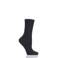 1 Pair Anthracite Cosy Wool and Cashmere Socks Ladies 5.5-8 Ladies - Falke