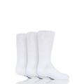 3 Pair White Footnurse Cushioned Foot Diabetic Socks Kids Unisex 12.5-3.5 Kids (7-12 Years) - Iomi