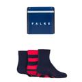 Kids 3 Pair Falke Merry Christmas and A Happy New Year Gift Boxed Socks Multi 6-8.5 Kids