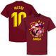 Barcelona Messi 10 Gaudi Photo T-Shirt - Chilli - L