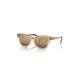 Ray-Ban Sunglasses Unisex Rb0707sm - Light Brown Frame Gold Lenses 53-21