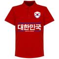 South Korea Team Polo Shirt - Red - XXXXL