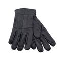 Heatguard Mens Thinsulate Touchscreen Leather Gloves (L/XL) (Black)