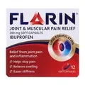 Flarin Joint & Muscular Pain Relief 200mg Soft Capsules - 12 Soft Capsules