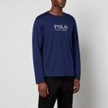 Polo Ralph Lauren Men's Boxed Logo Long Sleeve Top - Cruise Navy