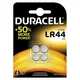 Duracell Batteries LR44 Coin Cell 4s