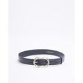 River Island Womens Black Double Ring Belt