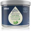 GLADE Aromatherapy Calm Mind scented candle Bergamot + Lemongrass 260 g