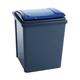 VFM Recycling Bin With Lid 50 Litre Blue