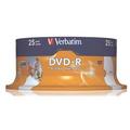Verbatim 4.7GB 16x Speed Spindle DVD-R (25 Pack)
