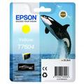 Epson T7604 Killer Whale Yellow Standard Capacity Ink Cartridge 26ml -