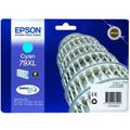 Epson 79XL Tower of Pisa Cyan High Yield Ink Cartridge 17ml -