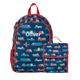 Personalised Backpack With Lunch Bag - Transport Design | Boy's School Box | Non-Personalised Boy Set