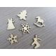 Wooden Christmas Card Toppers in Assorted Pack Sizes