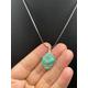 1 Pc Natural Turquoise Kingman Mine Necklace Pendant Real Dark Blue Nugget Jewelry