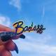 Badass Mini Holographic Die Cut Sticker