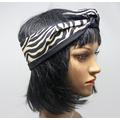 Brown Zebra Print Reversible Hair Wrap | Head Scarf Bandana Summer Chic 50's Style Great Gift For Ladies Also in White