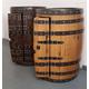 Oak Barrel-Bar_Whisky Barrel Cabinet With Shelf_Handmade From Scotch Whiskey