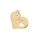 9Ct Yellow Gold 2cm Mum Engraved Love Heart Tag Pendant Hallmarked - Real 9K