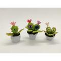 Mini Cactus For Blythe With Eye. Miniature Halloween Plants. Flowers Dollhouse. 1 12