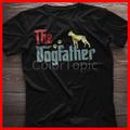 Dogfather Best Boxer Dad Shirt. T-Shirt. Gift For Dog Lovers & Owners. Fathers Day For Gift Him