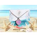 Pink Opal Locket Necklace | Heart Photo Picture 2 Silver Two