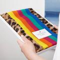 Rainbow Leopard Print Scarf in Gift Box