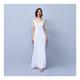 Chloe Wedding Gown Open Back Maxi Prom Dress 1920S Great Gatsby Art Deco Downton Abbey Bridesmaid Reception