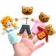 Goldilocks & The Three Bears/Finger Puppet Set Made From Wool Felt