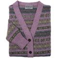 Harvest Design-Fair Isle Cardigan 0001-3305 F03 Ladies'