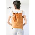 Brown Leather Backpack, Hipster Backpack, Boho Backpack