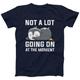Not A Lot Going On At The Moment Cute Lazy Penguin Graphic T-Shirt For Men Women | Also in Plus Sizes 3xl 4xl 5xl