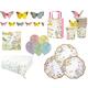 Fairy Party Decorations, Plate Cups Napkins, Balloons, Supplies, Table Cover, Birthday Decor