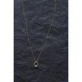 14K Gold Diamond Drop Necklace/Tiny Dainty For Women Teardrop