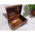 Wooden Jewelry Box Made Of Wooden Thuya Burl, Handmade Chest Level, Large Organizer Decorative