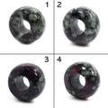 Natural Eudialyte Rondelle Smooth 14 X 8 Mm With 5 Big Hole Beads Semi Precious European Charm Universal Large For Bracelet