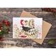 Plantable Seed Paper Birthday Card, Blank Inside, Black Bird Greeting Card, , Flower Happy Cards