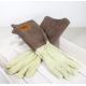 Personalised Gardening Gloves - Garden Gift-Brown Leather Luxury Gardening Gloves - Gift For Her - One Size